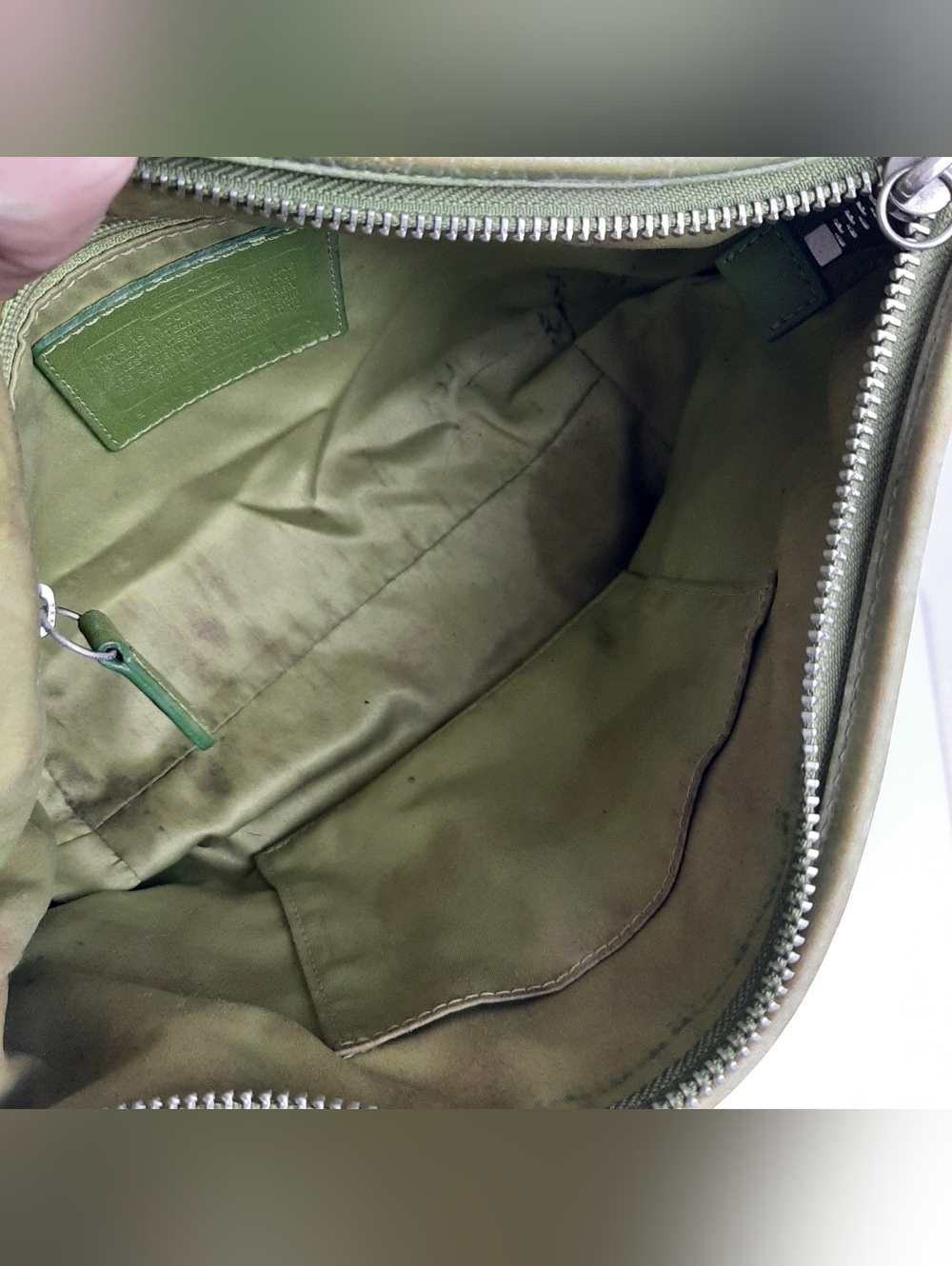 Coach Y2K Bleecker Daisy Patchwork Demi Bag Signature Canvas Pink Green F14725 - Picture 2 of 13